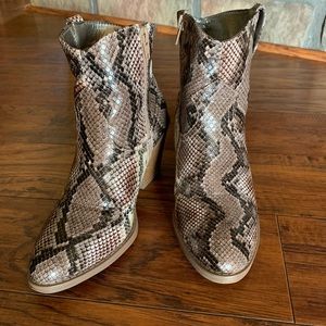 SNAKE PRINT! Size 6.5, Sugar brand